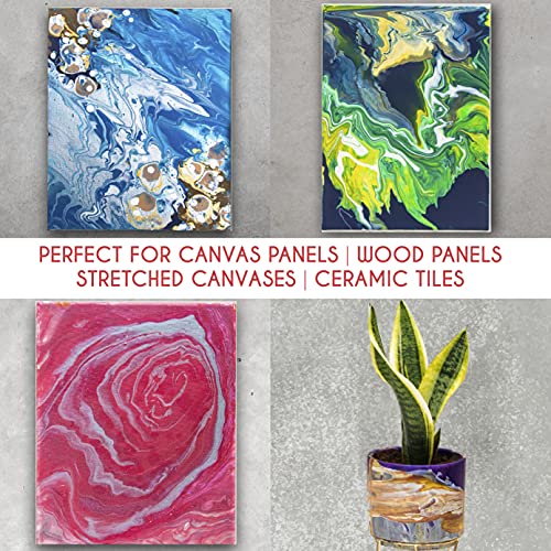 Acrylic Pouring Paint Art Kit with 40 x 60ml Tubes, 40 Vibrant Colors, ReadytoUse Acrylic