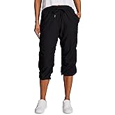 RBX Active Capri Pants for Women Joggers Stretch Lightweight Women’s Casual Pant Capri with Drawstring
