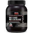 GNC AMP Sustained Protein Blend | Targeted Muscle Building and Exercise Formula | 4 Protein Sources with Rapid & Sustained Release | Gluten Free | Fruity Crisps | 28 Servings