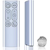 Replacement Remote for Dyson TP02 Pure Cool Link Purifying Fan 967400-01 | For DP01 DP03 TP03, Sliver, With Battery, Easy to use