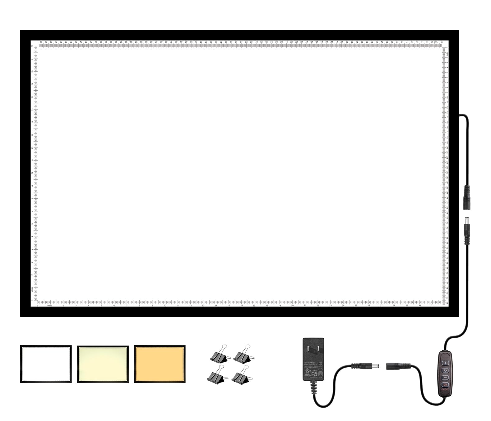 Photo 1 of (part only) WELZK 7000+ Lux A1 Light Pad for Diamond Painting, 34.5x22.8inchs Extra Large 3-Colors Lightbox with UL Adapter. 10 Levels/Stepless Dimming for Tracing, Drawing, etc(missing adapter for connection) 