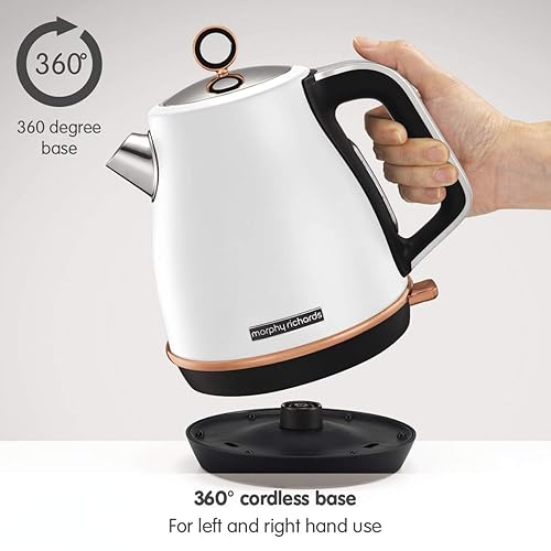 Morphy Richards Evoke Jug Kettle Evoke Rose Gold Kettle Morphy