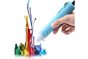 mofa Heat gun,Mini Hot Air Gun Tools Shrink Pen with Stand For DIY Embossing And Drying Paint Multi-Purpose Electric Heating Nozzle 150W 110V (Blue)