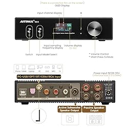 AIYIMA D03 Bluetooth 5.0 DAC Amplifier 150 Watt x 2
