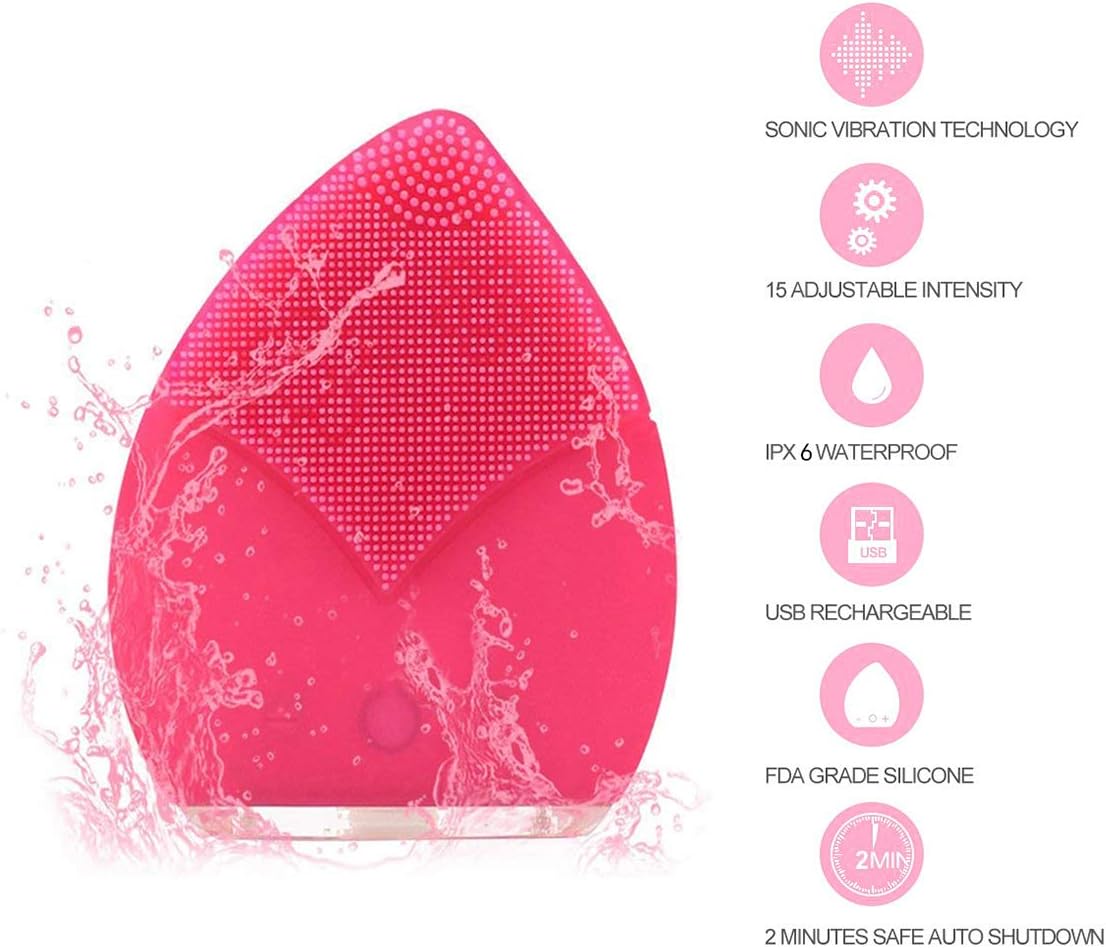 tsuperb silicone face cleansing brush