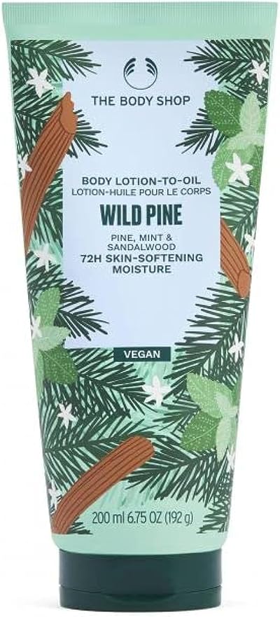The Body Shop Wild Pine Body Lotion 250ml Fresh Scent Moisturizing Hydration