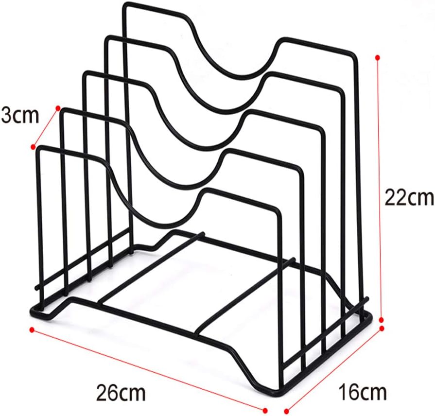 Estantes y soportes para ollas y sartenes No Organizador del Sostenedor
