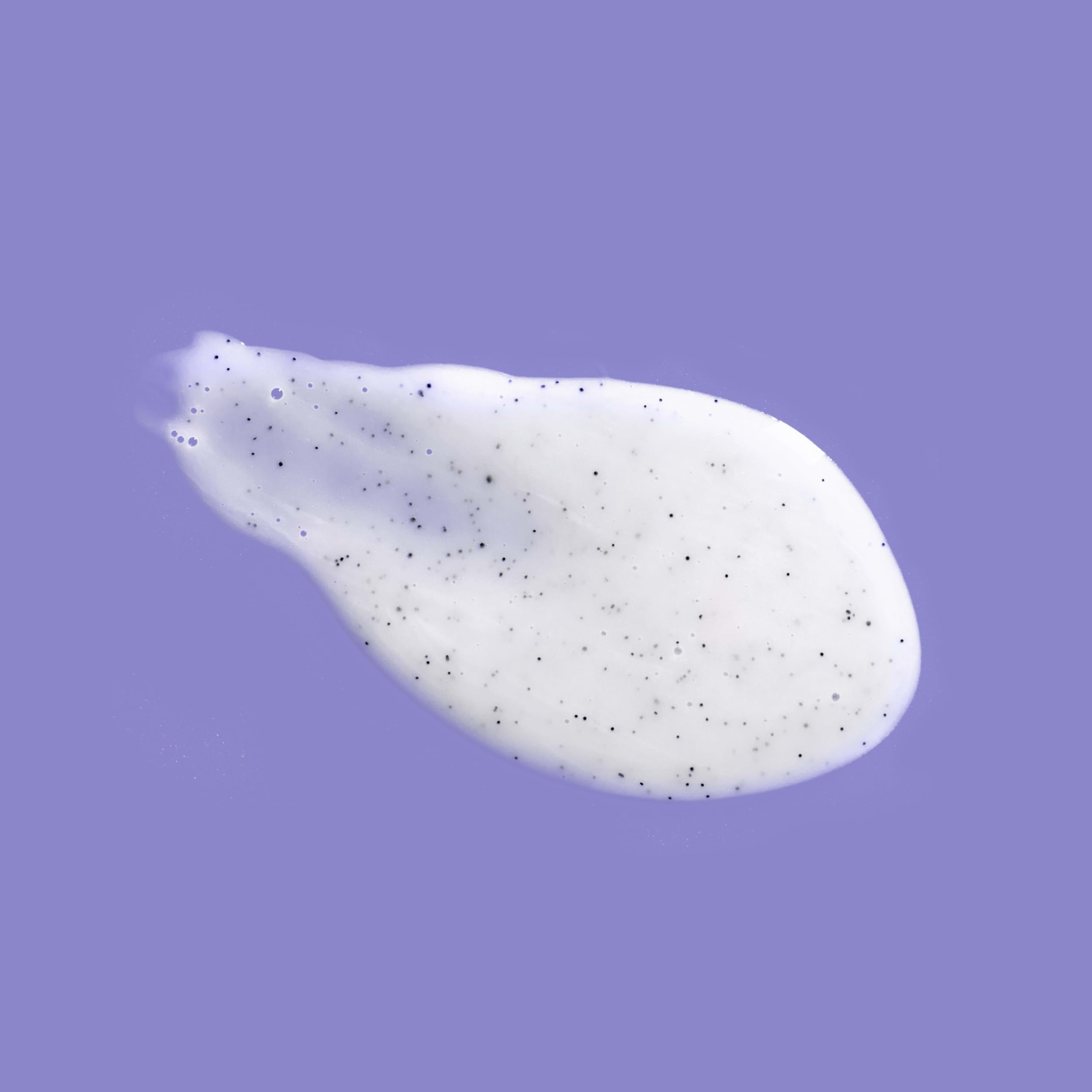 OGX Calming + Amethyst & Lavender Body Scrub & Wash, Gently Exfoliating, 19.5 fl oz