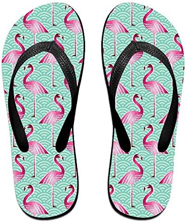 Flip Flops Flamingos Slip On Pool Beach Sandal Light Weight Non-slip Outdoor Water Slippers For Women Men