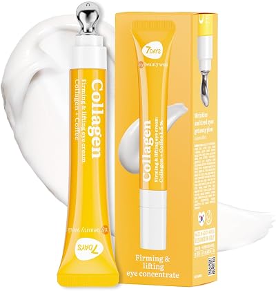 7DAYS Collagen Eye Cream Korean Under Eye Cooling Anti-Aging Brightening