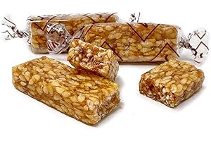 SweetGourmet Sesame Honey Crunch, All Natural Candy, Individually Wrapped, 1 Pound