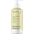 ATTITUDE Body Lotion for Sensitive Skin with Oat, EWG Verified, Dermatologically Tested, Vegan, Argan Oil, 16 Fl Oz