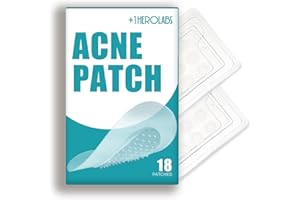 +1HEROLABS Microdart Acne Patch (18 Patches) - Hyaluronate Acid & Salicylic Acid Hydrocolloid Pimple Patch for Deep, Early and Hidden Blemishes (18 Count (Pack of 1))