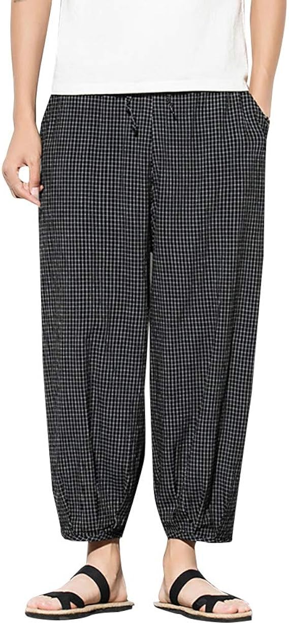 tartan harem pants