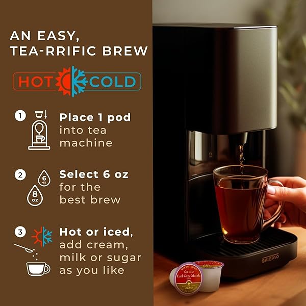 GYA TEA CO EARL GREY MASALA CHAI BLACK TEA POD (16 CT) – CAFFEINATED SMOOTH TEA RICH IN CITRUSY FOR REFRESH & ENERGY