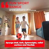 ZOPPER Fun Sport Foam Football 12cm Red Soft Indoor Outdoor Ball view 7