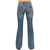 Wrangler Women's Retro Vintage Medium Shelby Trouser Jeans - 11MPESY 28W x 30L Blue