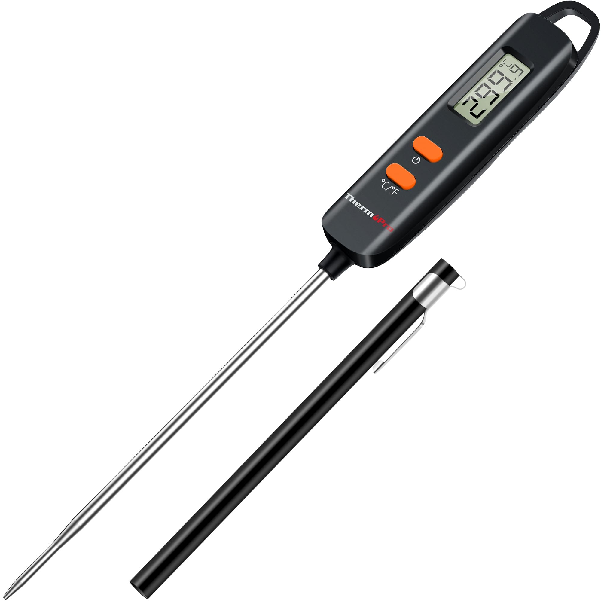 ThermoPro デジタル温度計 シンプル キャップ付き サーモプロの商品画像