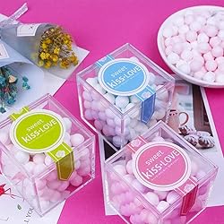 Acrylic Box with Lid Small Graduation Candy Boxes