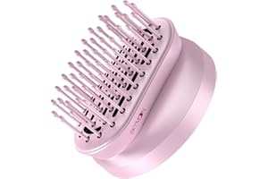 SKYMOON Hair Dryer Comb Attachment, Magnetic Hairdryer Nozzle for Detangling, Lengthening Textured Hair and Efficient Styling, Rose Pink