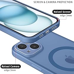 FATUOQIA Privacy Case for iPhone 15,Magnetic iPhone
