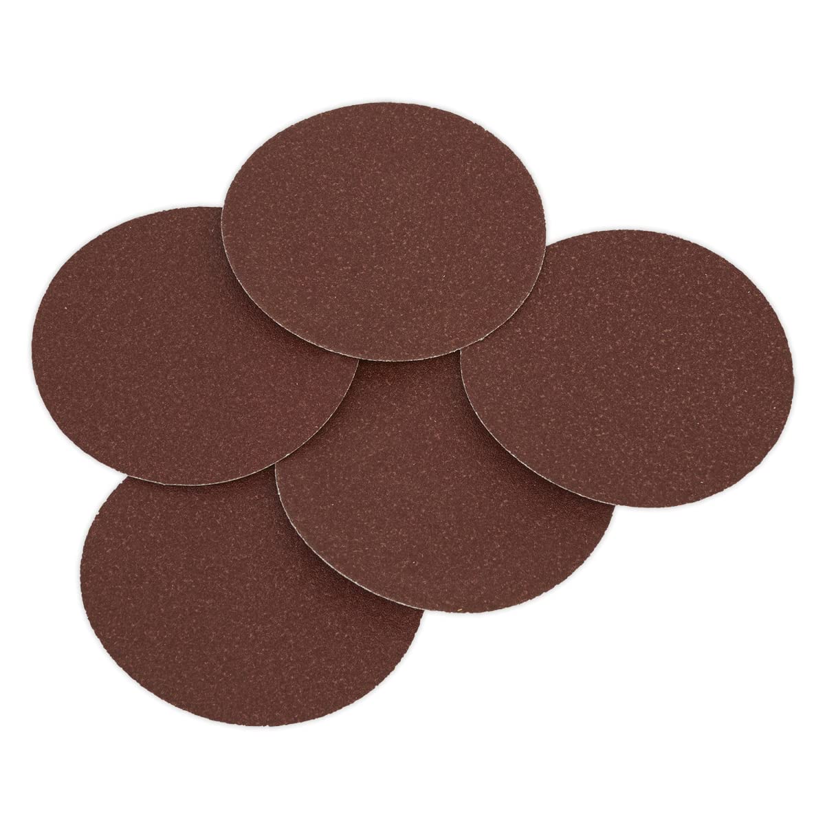 Sealey Ssd01 Sanding Disc 125Mm 80Grit Adhesive Backed Pack Of 5