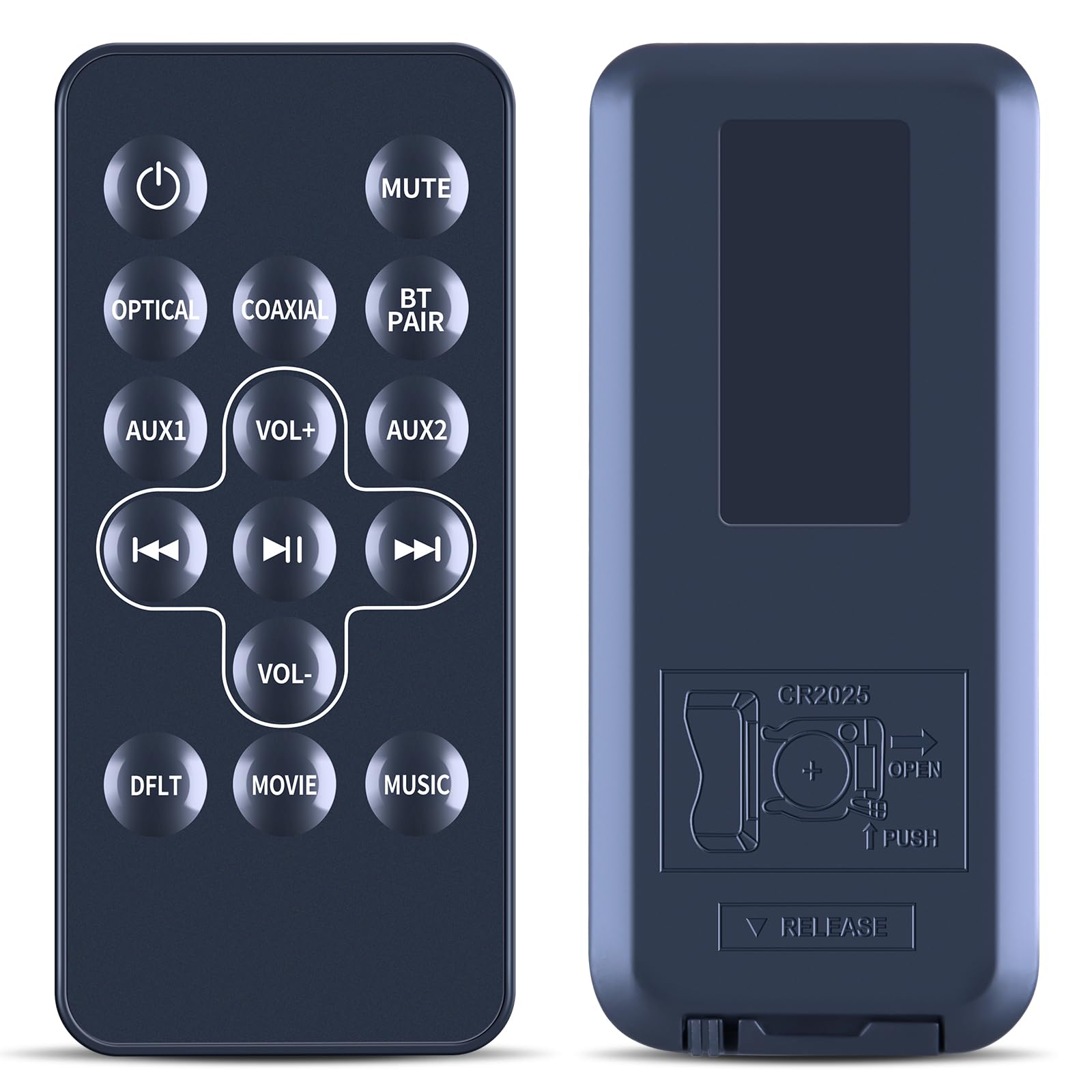 TCNOUMT Replace Sound Bar Remote Control Suitible for Logik L32SBIN16 Soundbars Remote