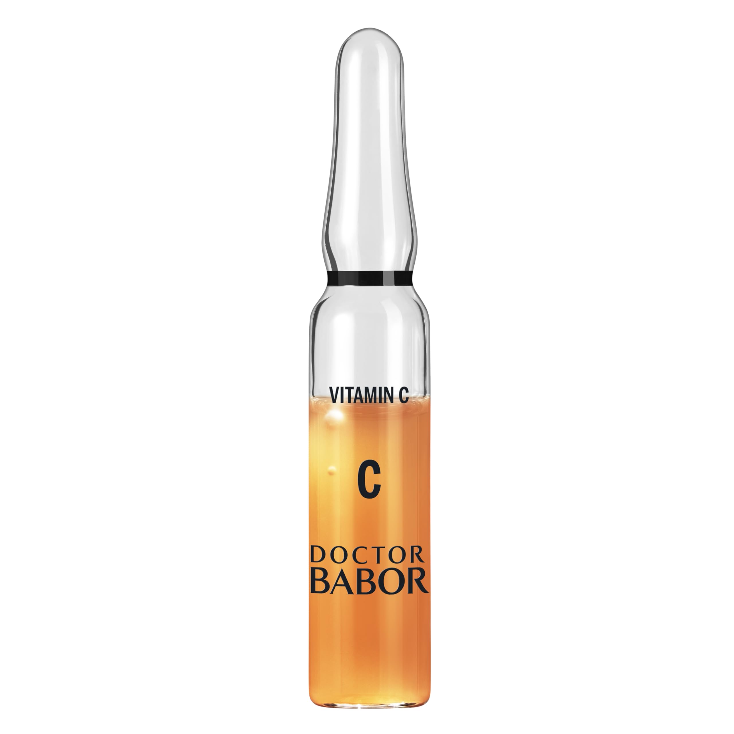 DOCTOR BABOR Radiance Ampoule Serum Concentrate | 20% Vitamin C Treatment, With Hyaluronic Acid, Highly Potent, Dark Spot Correcting, For Smoother Skin with Glow, Against Wrinkles | 7x 2ml