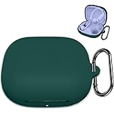 Compatible with Beats Powerbeats Pro 2 Case Cover, Soft Silicone Full Protective Cover with Keychain for Women Men Compatible with Beats Powerbeats Pro 2 Charging Case, Front LED Visible (Green)