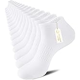 eallco Mens Ankle Socks Cotton Low Cut Running Thin Short Breathable Casual Socks 8 Pairs