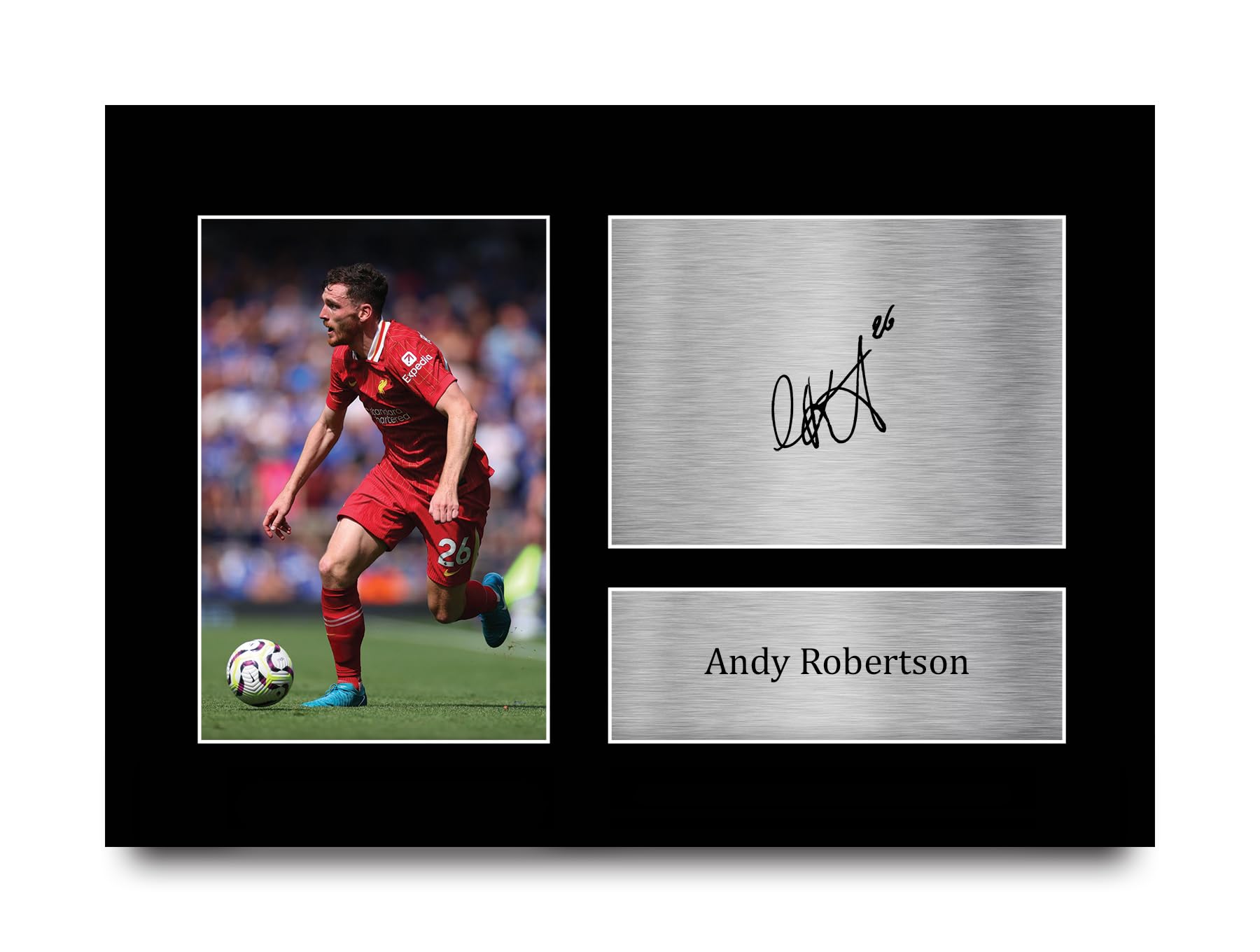 HWC Trading Andy Robertson Gifts Signed A4 Printed Autograph Liverpool Gift Print Photo Picture Display