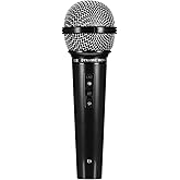 NUOBESTY Microphone for Kids, 6.4" Fake Toy Microphones for Toddler Plastic Pretend Play Mic Prop Toys for Halloween, Christmas, Party Favors, Kid Karaoke Costume Prop