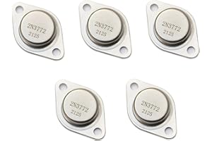 YEGAFE 5PCS 2N3772 NPN Planar Silicon Transistor,in-line Power Amplifier Board Audio Pair Tube Special triode 150W 20A