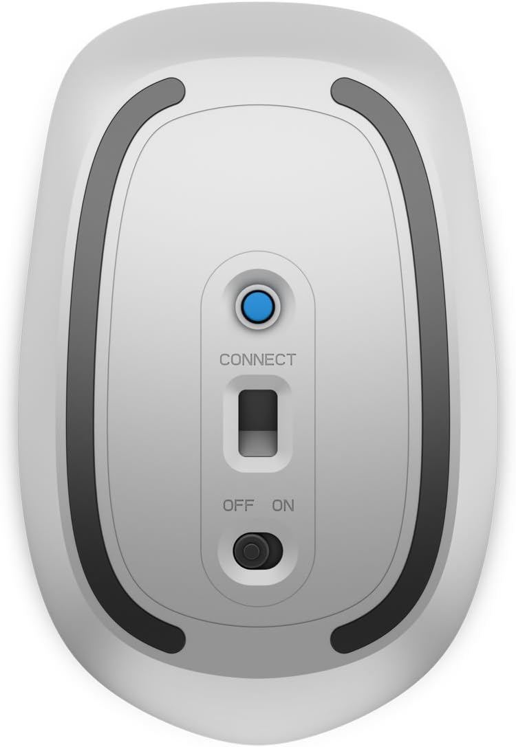 HP Z5000 White Slim Bluetooth Wireless Mouse with LED Battery Indicator Light, Ambidextrous Control, Up to 24 Months Battery Life - Image 5