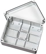 WCED Junction Box 240x190x90 mm IP56 Hinged Lid Outdoor PVC Enclosure view 4