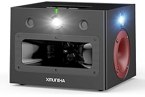 XMUNIHA High Power Ultrasonic Mouse Repellent, Plug-in and Bionic Cat-Call Rodent Detterent, Pest Repellent for Buildings, Garages, Attics, Warehouse, Restaurant, Supermarket, Coverage up to 6000 Square Feet