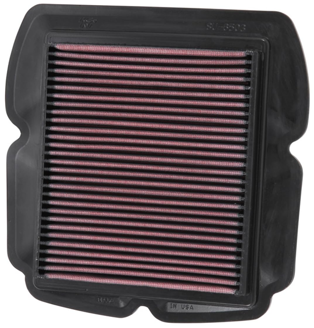 K&N Engine Air Filter: High Performance, Premium, Powersport Air Filter: Fits 2003-2009 SUZUKI (SV650, SV650S, SV650SF, SV1000S, SV650A ABS, SV1000) SU-6503