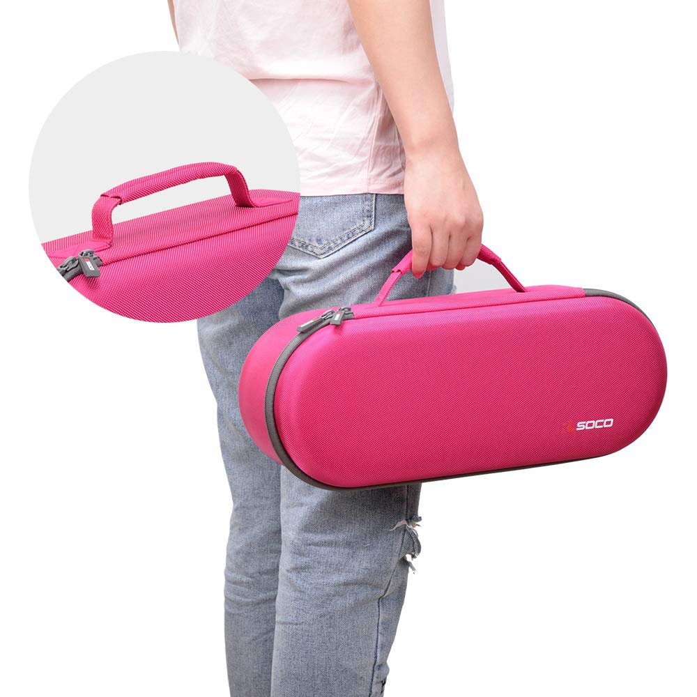 RLSOCO Hard Case for Dyson Supersonic Hair Dryer Iron/Fuchsia-Fits All Hair Dryer Accessories (Pink): Health & Personal Care