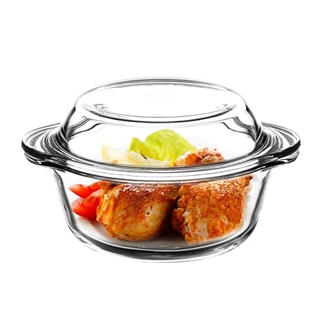 Cym - Fuente de cristal resistente al calor para ensaladas de ...