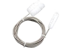 Extra Long Super Flexible Drain Brush,Flexible Drain Brush? Cleaner Double Ended Elastic Hose Pipe Straw Cleaning Brush-90CM/