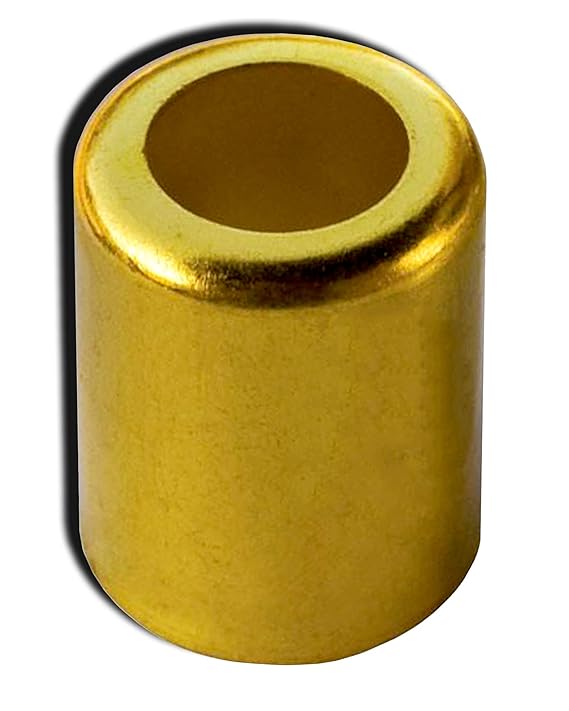 Ferrules 12 Pack 0.380 Inch ID x 0.500 Inch Ferrule Brass Pneumatic