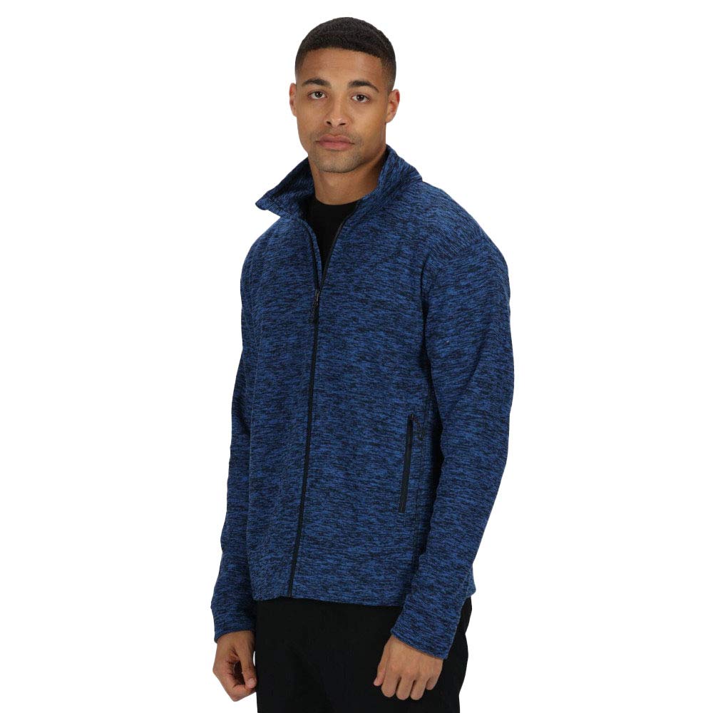Regatta Men's Thornly Full Zip Fleece - Size L - Navy Marl