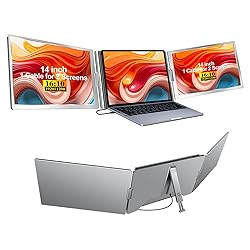 ForHelp Triple Portable Monitor, FHD 1200P IPS