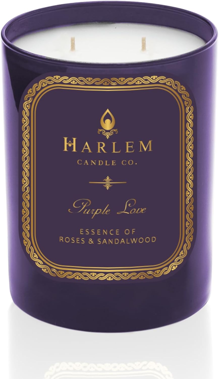 Candles & Holders - Harlem Candle Company Luxury Scented Candle (Purple Love)