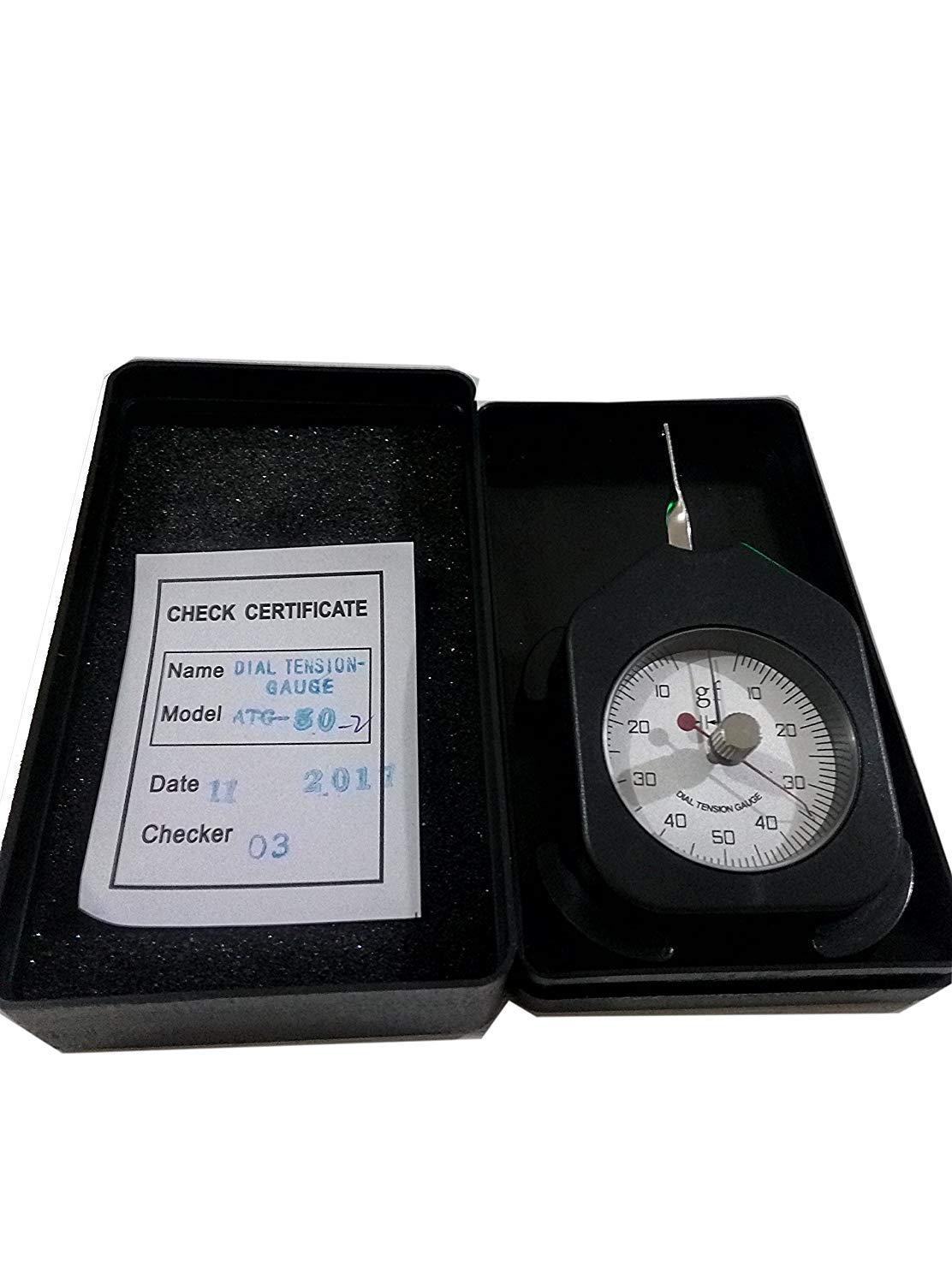 Dial Tension Gauge Meter Force Meter Single Pointer 50G For Tape Recorder Buffer Mechanism Pressure Tension Test