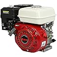 GDNTMU Go Kart Motor Engine, Gas Engine, 6.5HP 4 Stroke Single Cylinder Gasoline Engine, 160CC OHV Manual Pull Start Gas Powered Motor for Honda GX160 Go Kart Mini Bike Compressor Log Splitter