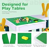 Lekebaby 12 Green Baseplates 10x10 32x32 Studs ABS Compatible with Major Brands view 4