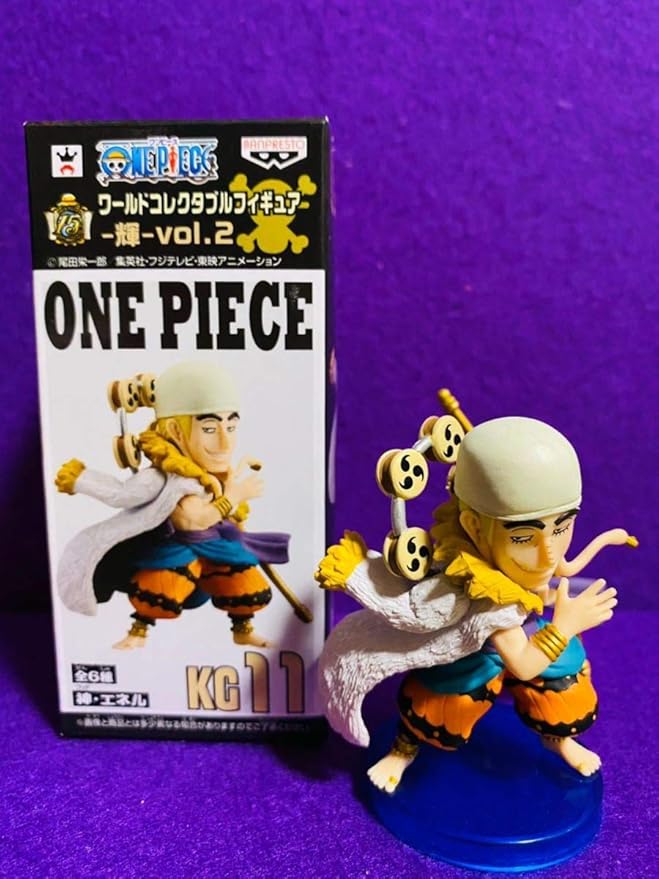 Amazon ワンピース ワールドコレクタブルフィギュア 輝 Vol 2 エネル ｋｇ11 ゴッド エネル フィギュア ドール 通販