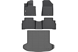 Binmotor-for kia Sportage 2023-2025 (Only Gas Models) All Weather Floor Mats Cargo Liner Full Set, Heavy Duty Car Floor Liners for Sportage Accessories