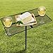 Sorbus Picnic Wine Table Stake, Portable Foldable Picnic Table, Great drink holder stakes for Park, Backyard, Beach Tables for Sand